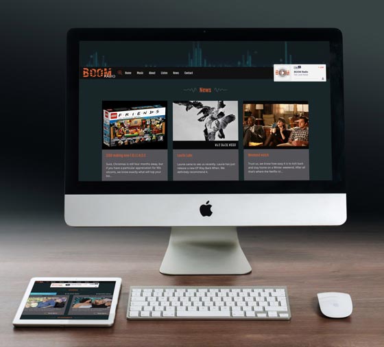 Boom Radio website