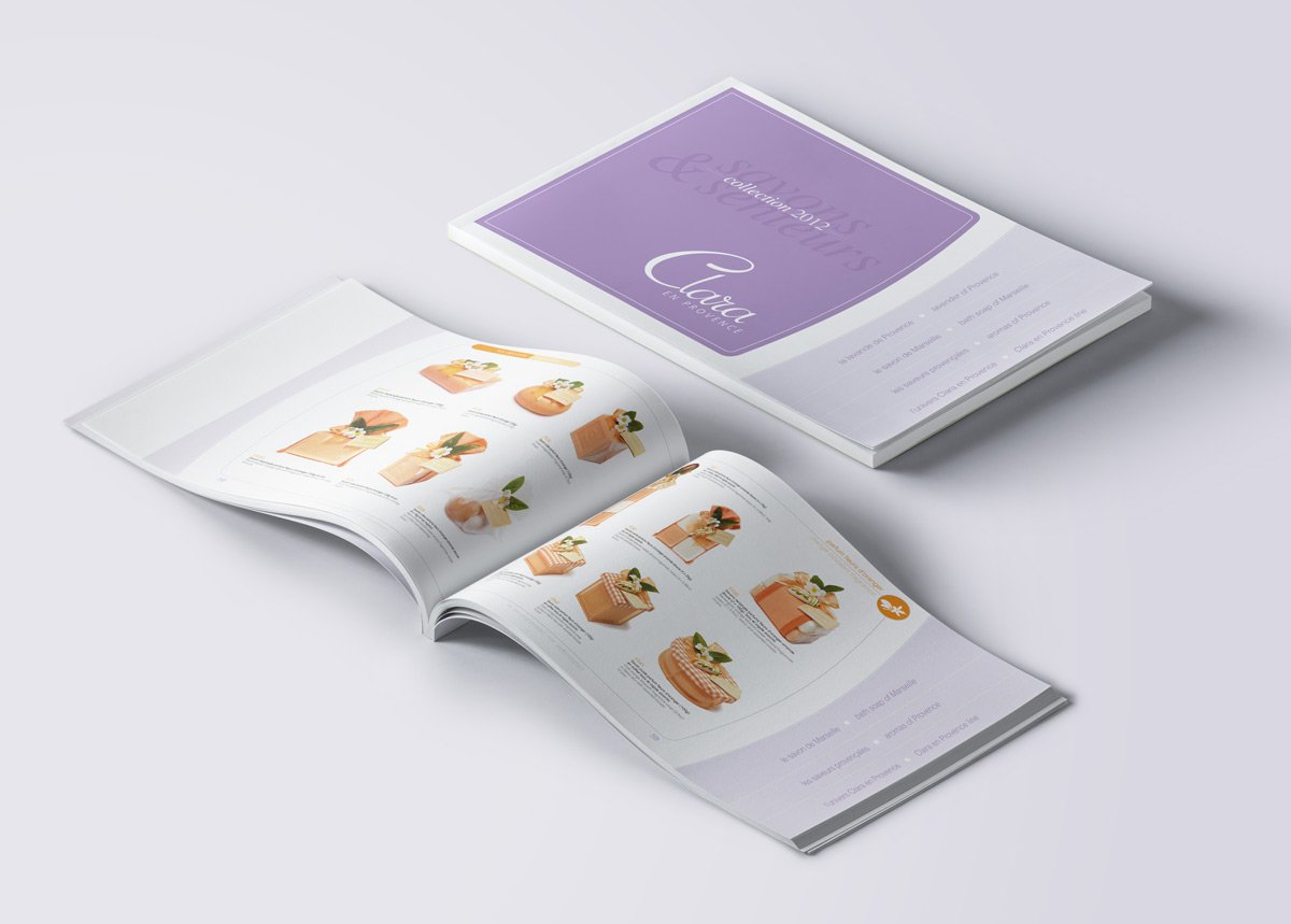 Clara en Provence Catalogue pages